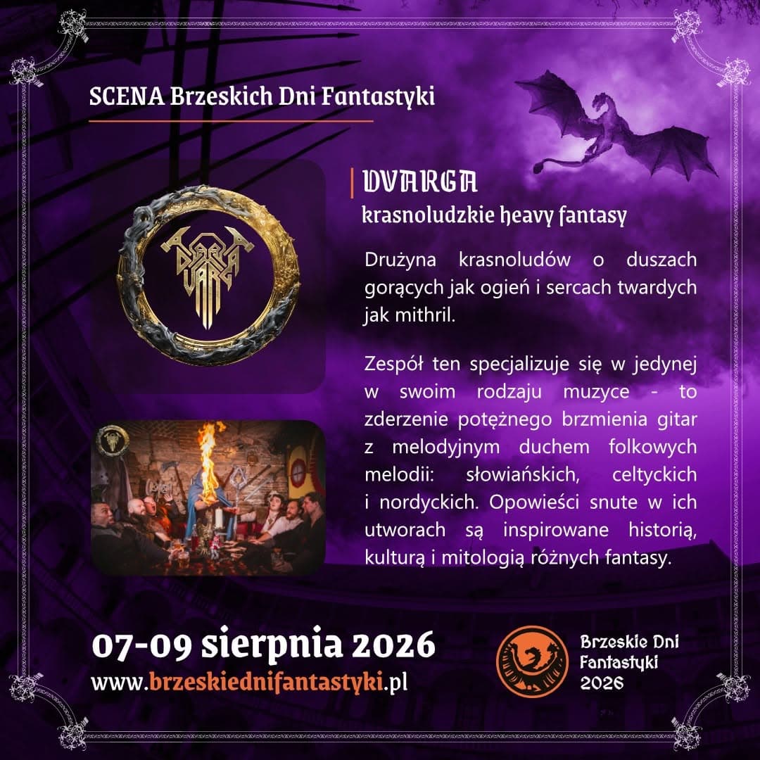 Brzeskie Dni Fantastyki 2026 - informacja organizatora